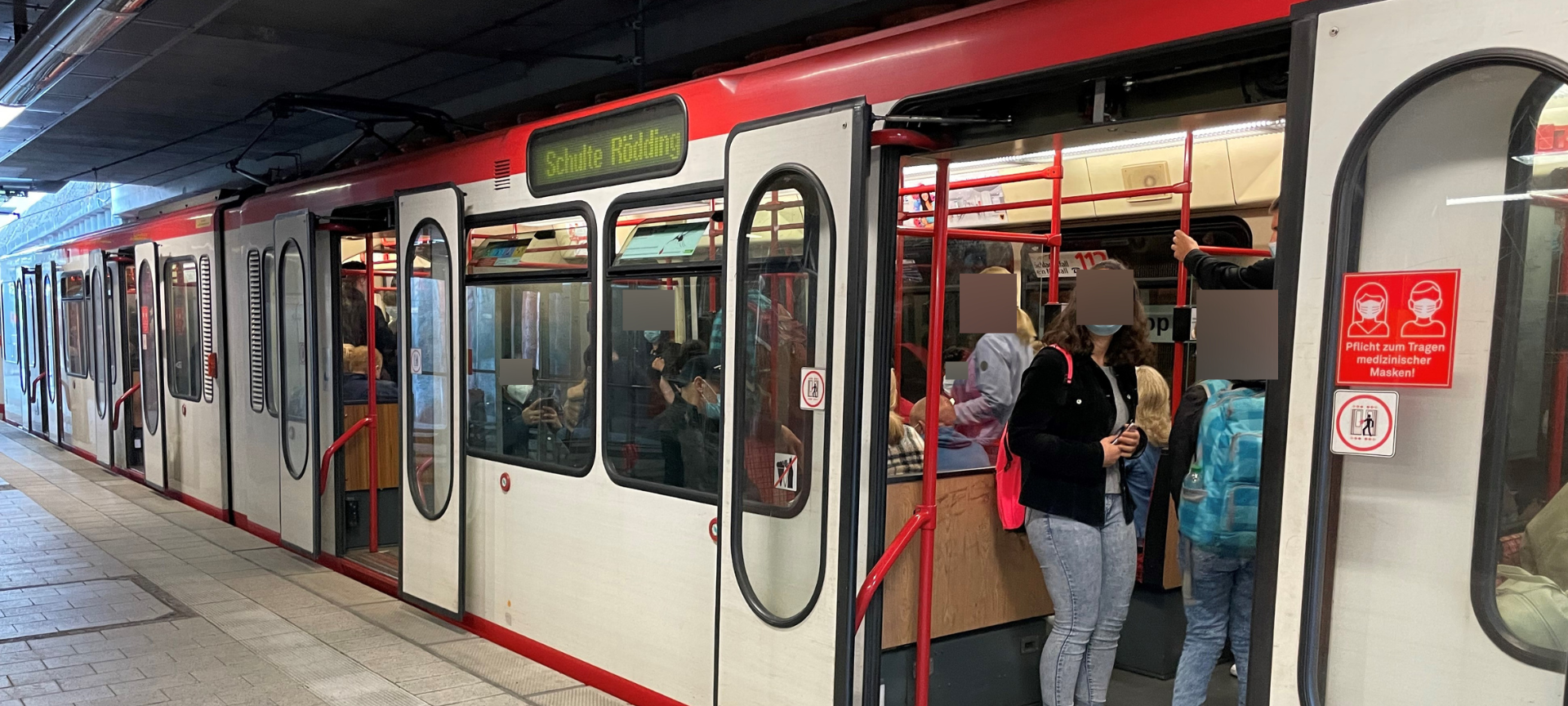Streik: Volle Busse und Bahnen in Dortmund