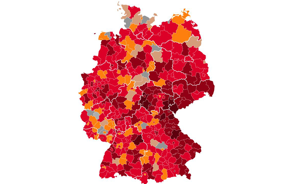 Karte: Neuinfektionen - welche Städte und Kreise sind Hotspots? - Radio Karte: Neuinfektionen - welche Städte und Kreise sind Hotspots? - Radio