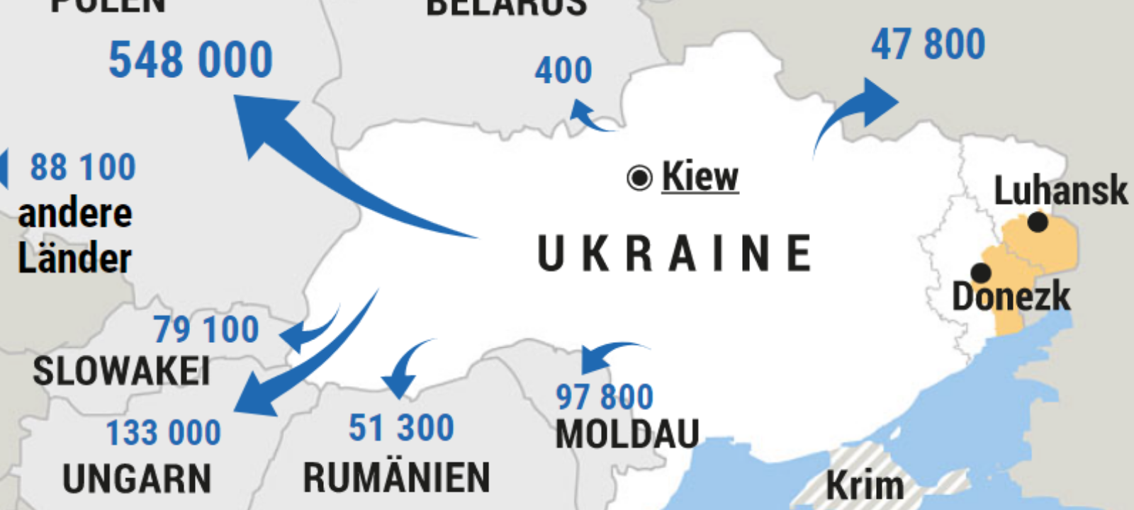 Ukraine-Krieg: Interaktive Karten und Grafiken