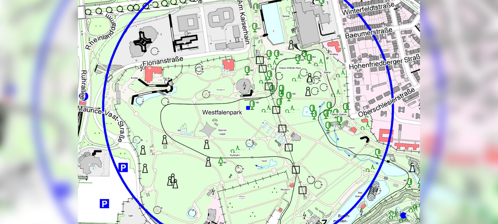 Fünf Blindgänger im Westfalenpark gefunden