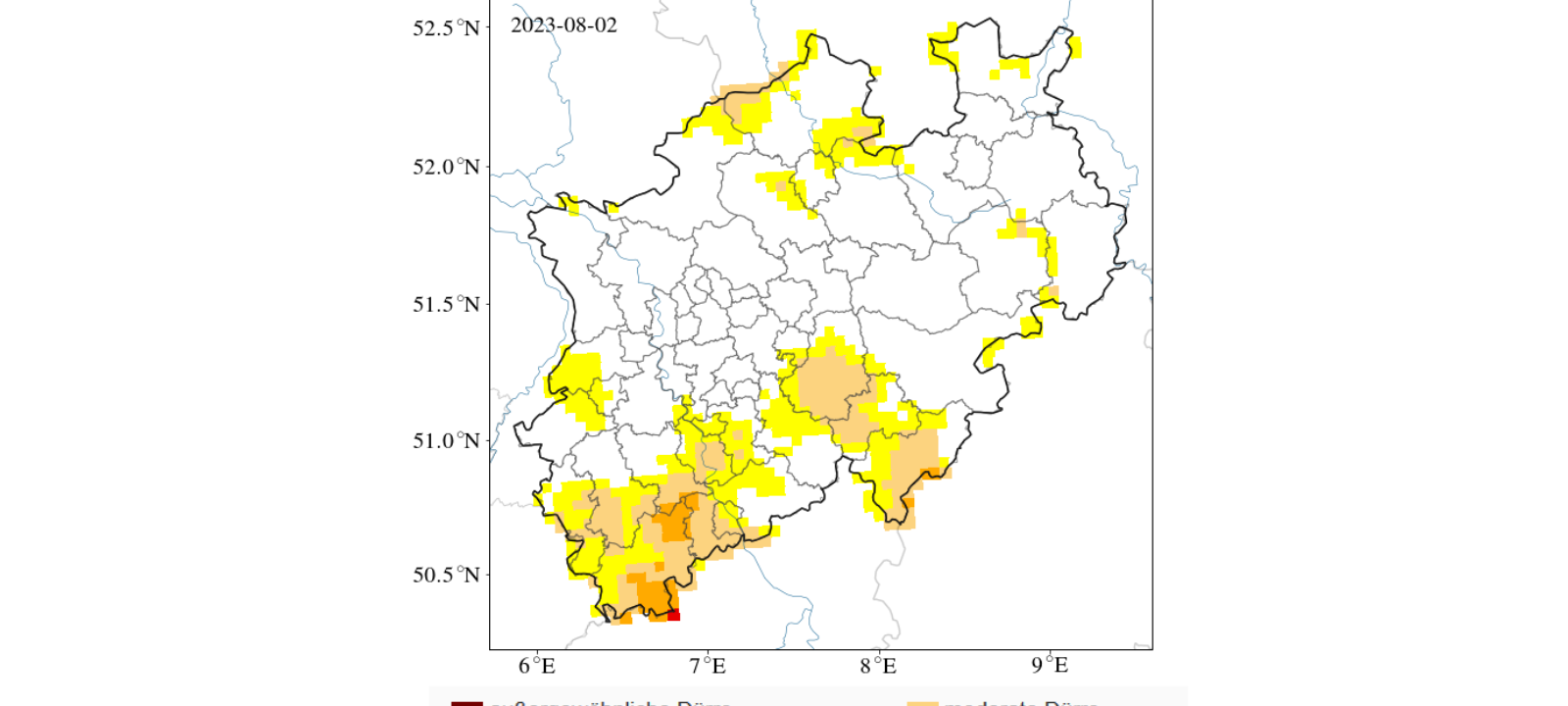 Regen in Dortmund für die Wälder Gold wert