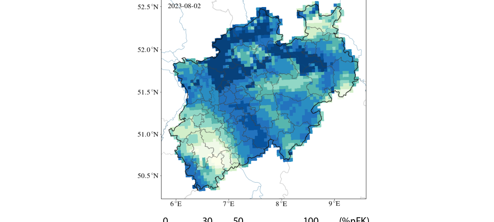 Regen in Dortmund für die Wälder Gold wert