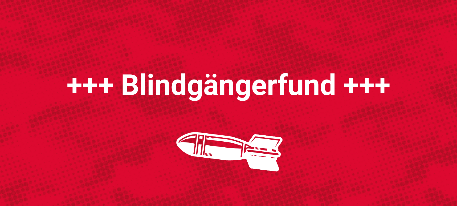 Blindgängerfund in Dortmund