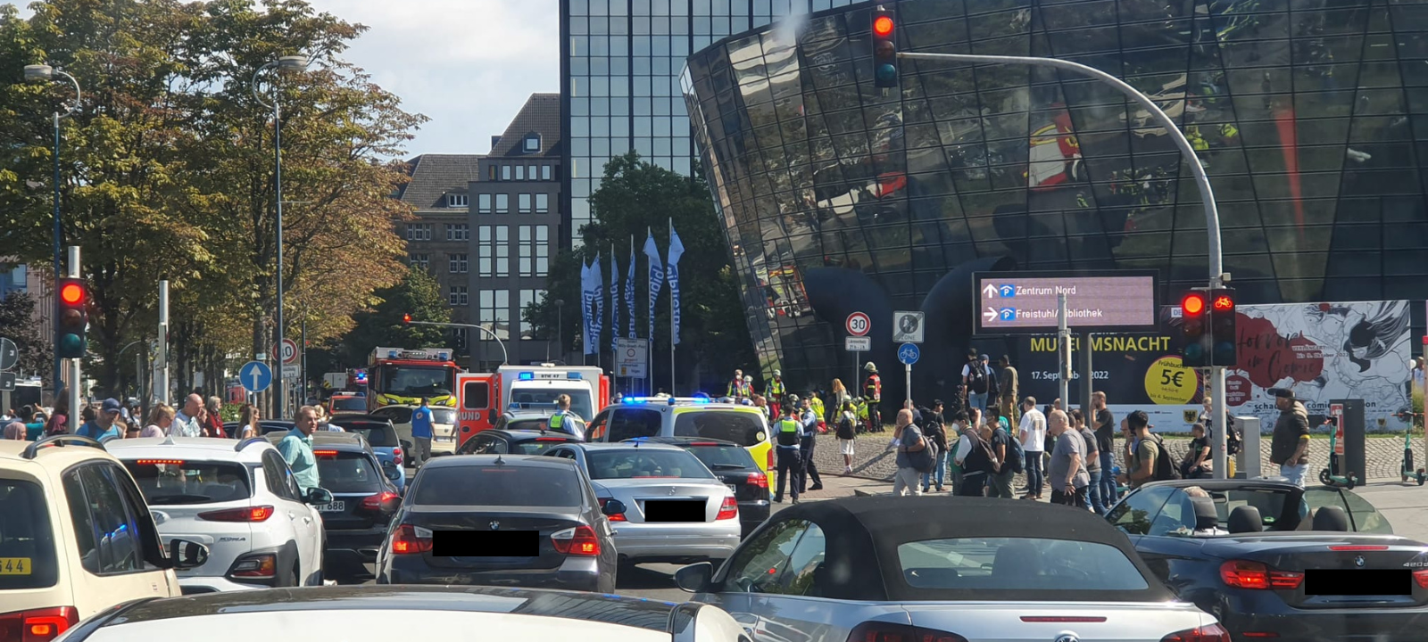 Schwerer Unfall am Königswall in Dortmund