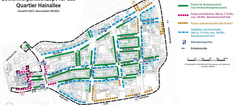 Noch weniger kostenlose Parkplätze in Dortmund