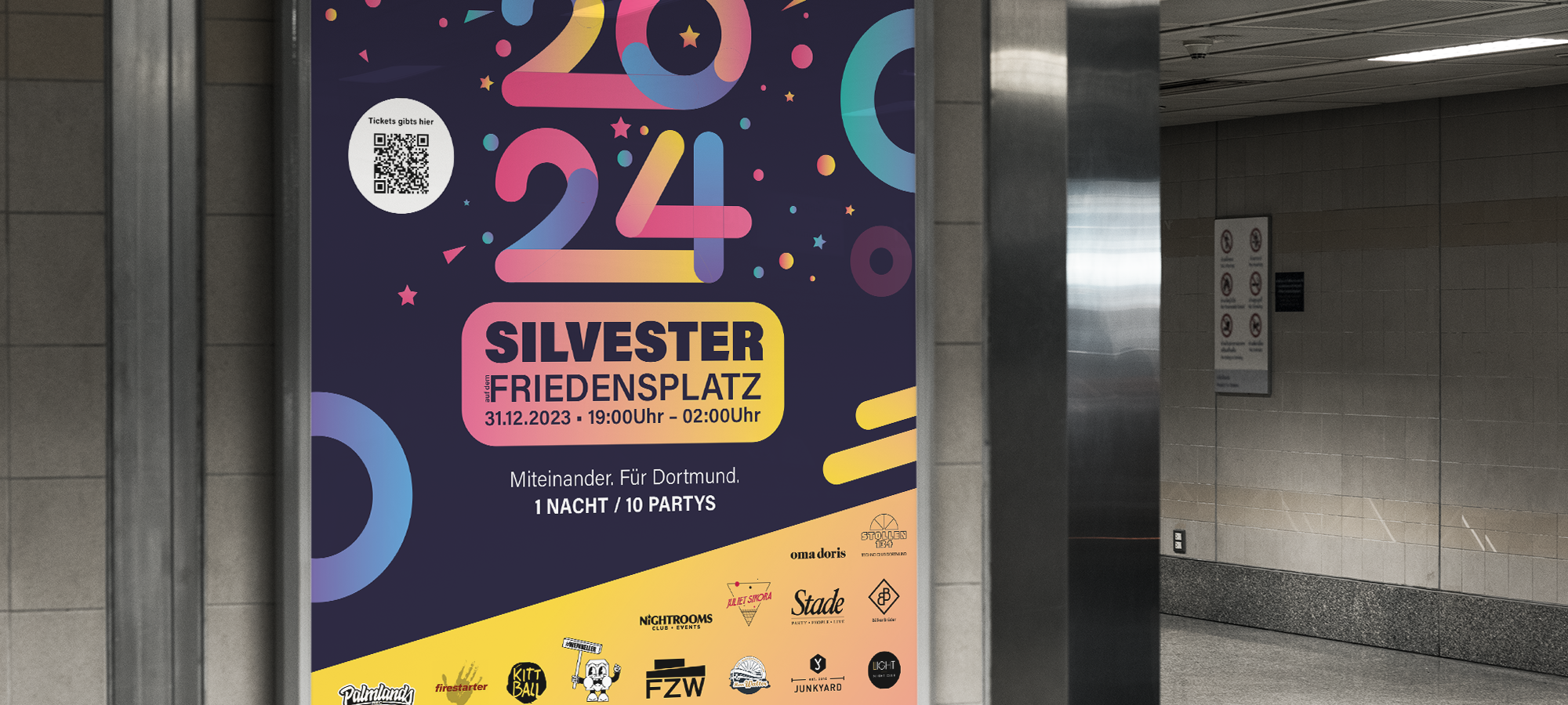 Bus und Bahn an Silvester in Dortmund