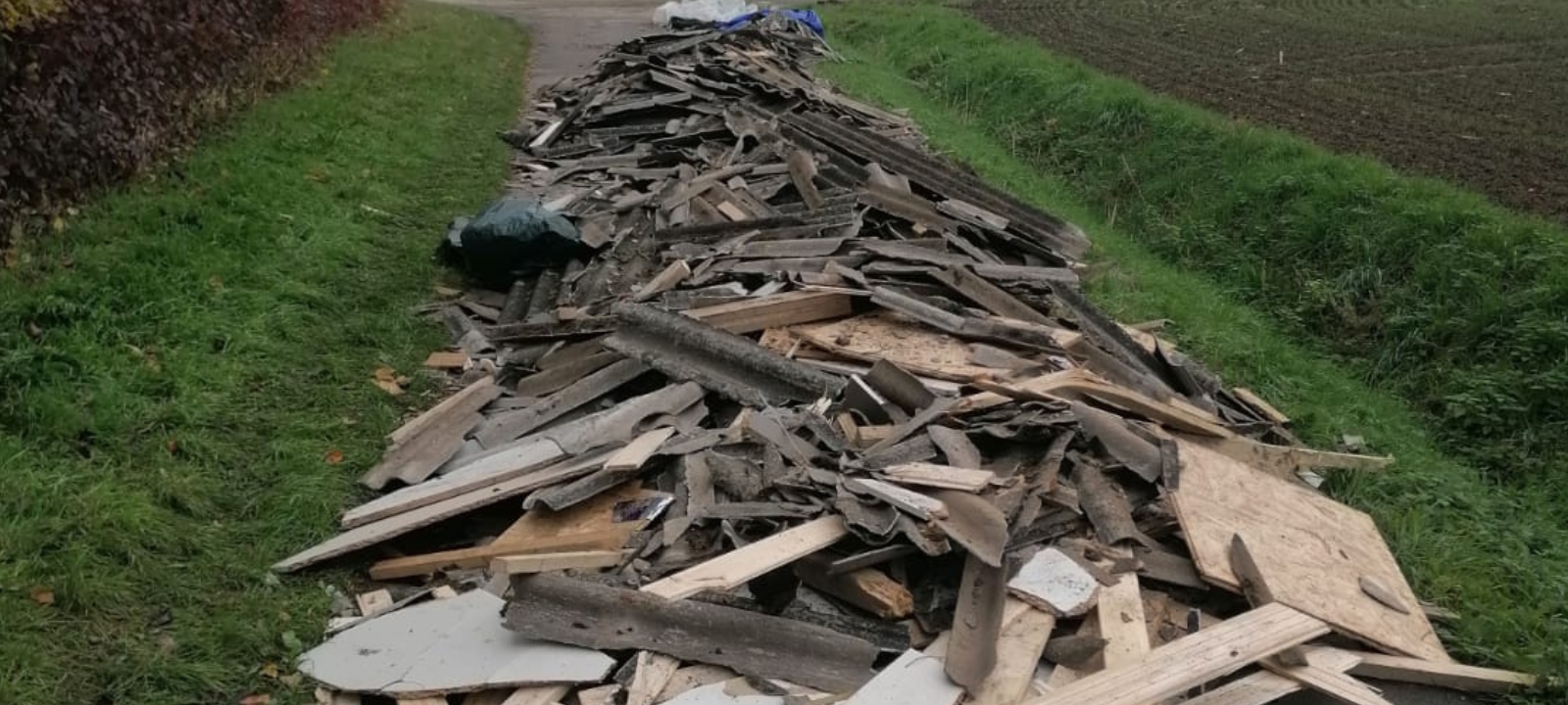 Illegale Müllkippe im Kurler Busch entdeckt