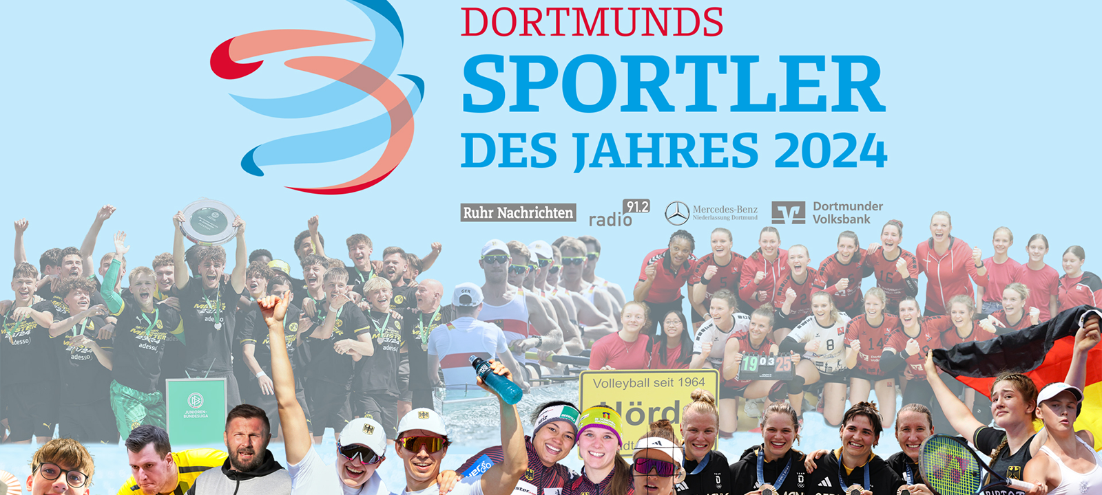 Die Nominierten der Dortmunder Sportlerwahl 2024 in einer Collage