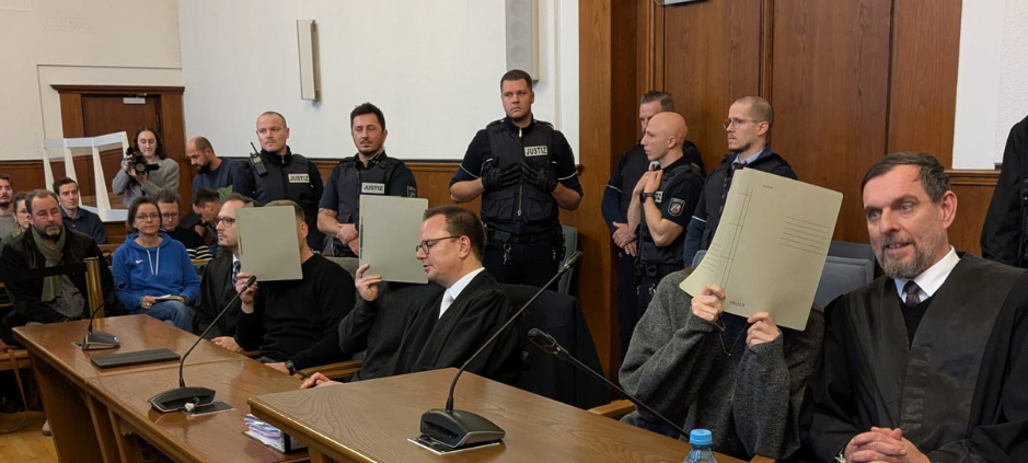 Ein Bild aus dem Prozess nach dem Tod von Mouhamed Dramé.