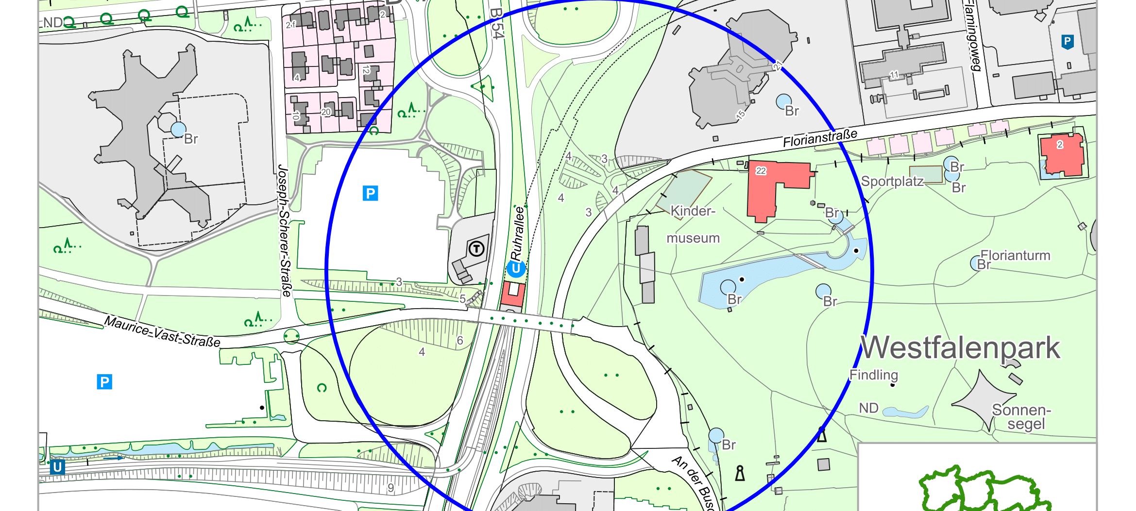 Bombenentschärfung in Dortmunder Westfalenpark