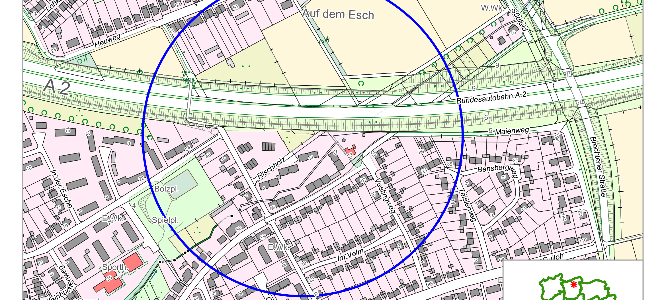 Bombenentschärfung in Dortmund betrifft A2