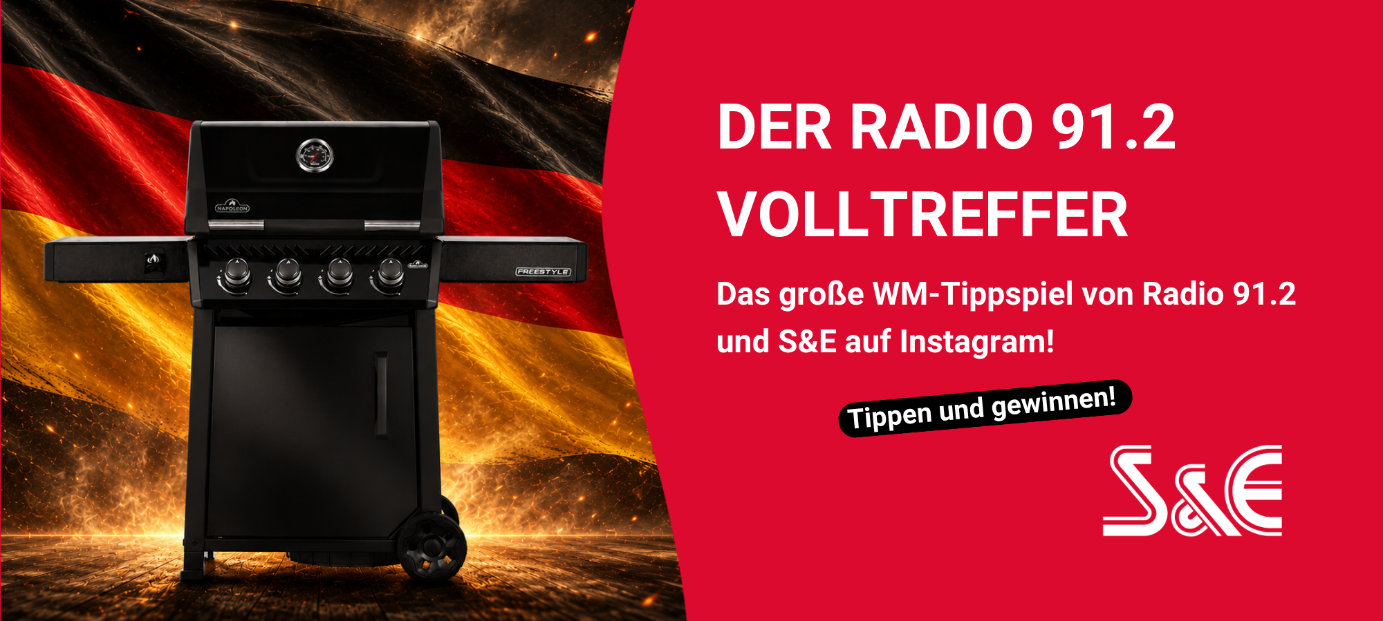 Der Radio 91.2 Volltreffer – das große WM-Tippspiel von Radio 91.2 und S&E