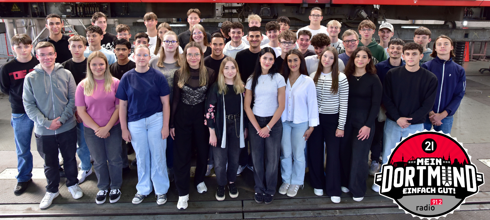 Die neuen Auszubildenen der 21 Gruppe