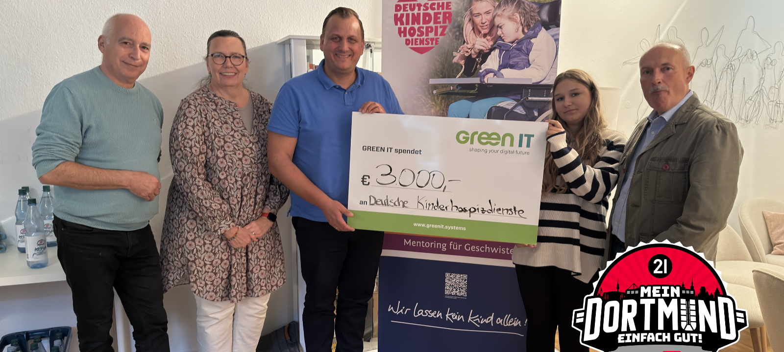 3.000 Euro Spende für Dortmunder Kinderhospiz