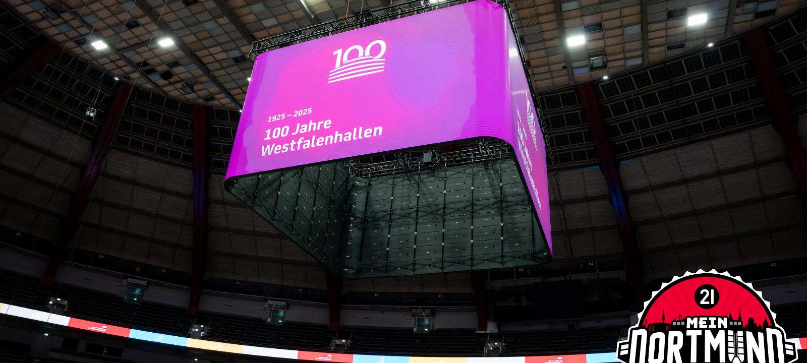 Dortmund: LED-Würfel zum Geburtstag der Westfalenhallen