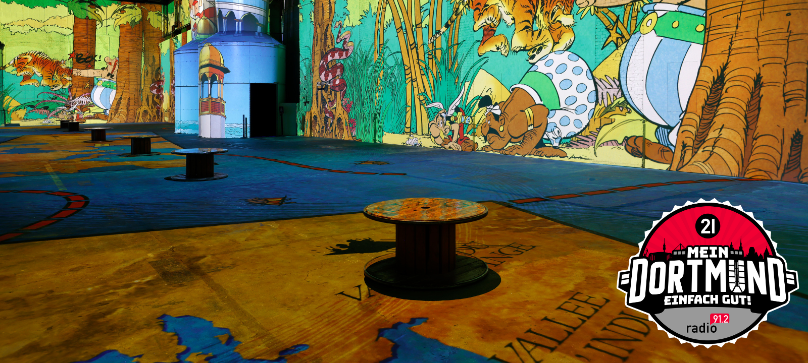 Asterix & Obelix bei Phoenix des Lumières