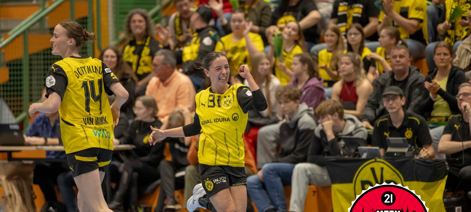 Schwarz-gelb im Halbfinale