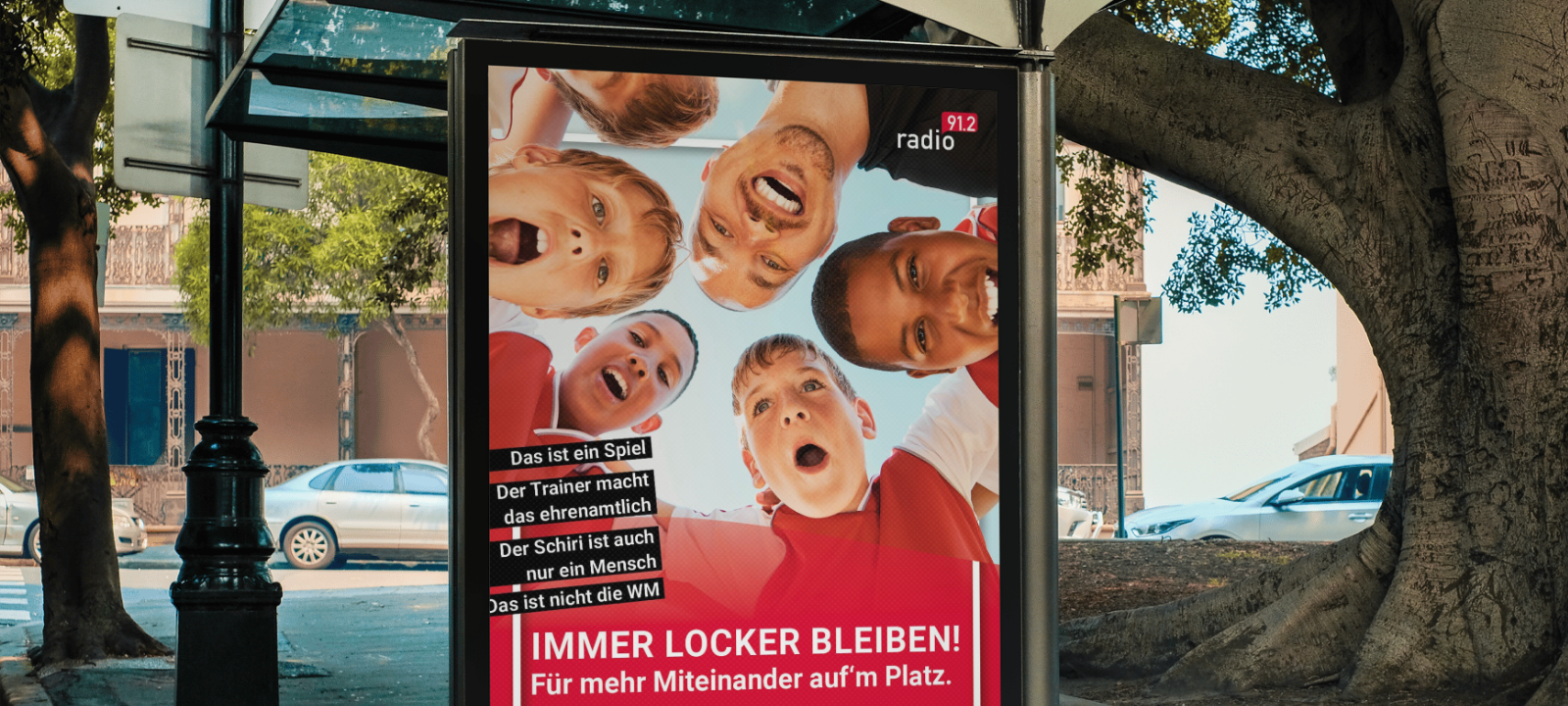 Sichert euch unsere kostenlosen Schilder für mehr Respekt auf dem Sportplatz.