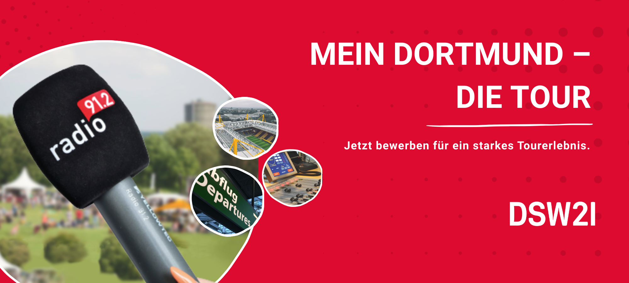 Steigt ein: Radio 91.2 und DSW21 nehmen euch mit an Orte, an die ihr so sonst nicht kommt, bei „Mein Dortmund – Die Tour“.