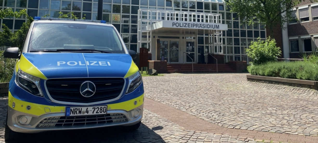 Symbolbild: Das Polizeipräsidium der Polizei Dortmund.