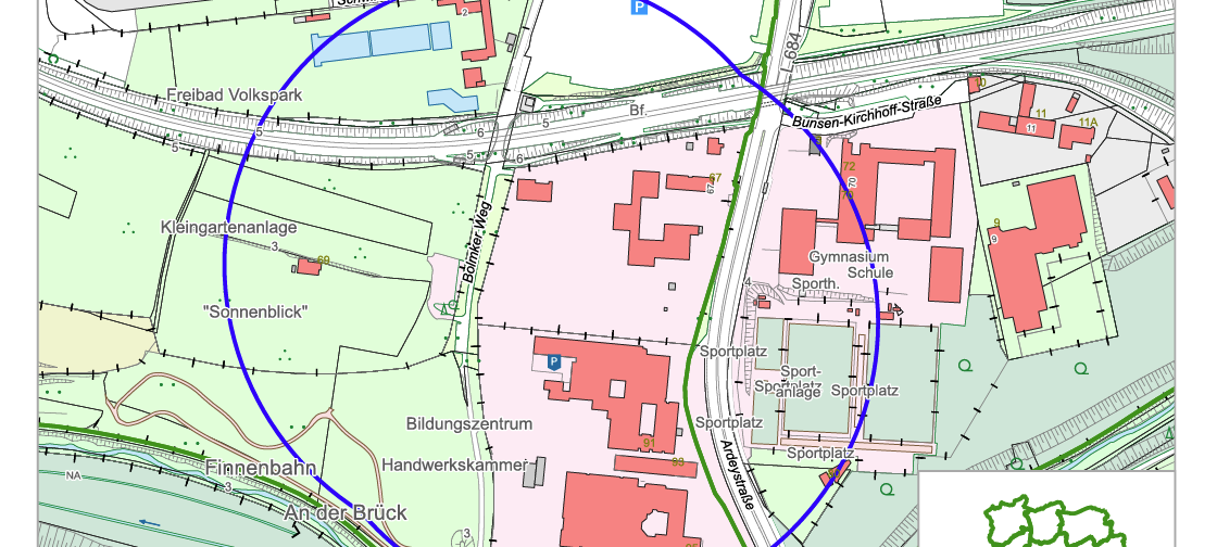 Entschärfung von Blindgängern in Dortmund an der Ardeystraße