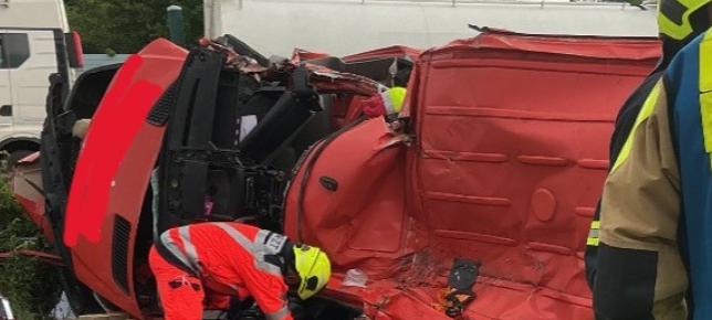 Unfall A2 Dortmund Mengede Henrichenburg