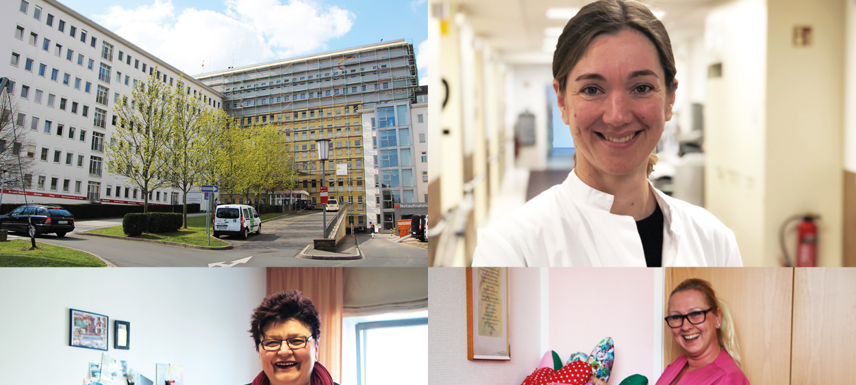 Gesichter eines Krankenhauses